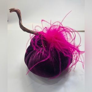 “Darling” Velvet Pumpkin Home Decor